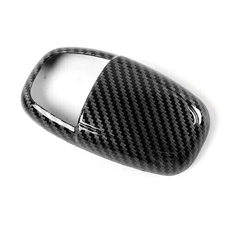 Gear Shift Knob Covers Head Trim ABS for Charger 2015-2020 Durango 2018-2020 (Carbon Fiber)