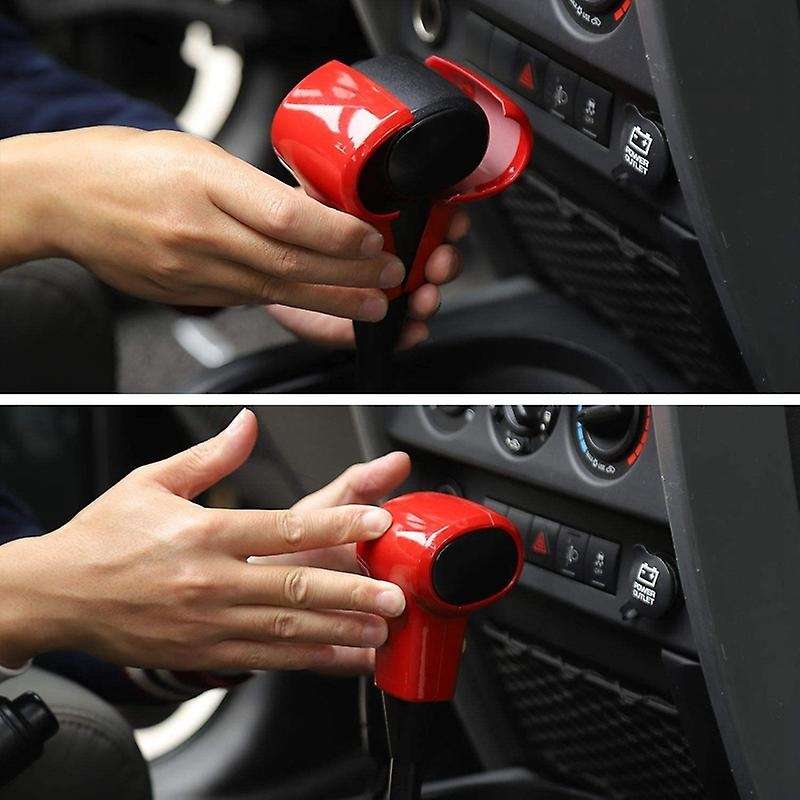 Gear Shift Knob Handle Cover ABS Interior Accessories for 2007-2010 JK JKU Sport X Red