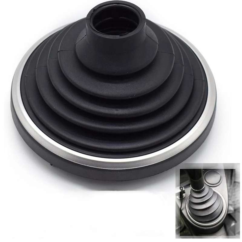 Gear Shift Knob Gaiter Gear Shaft Rubber Gaiter Dust Cover Bottom Frame for Fiesta 2004 2005 2006 20