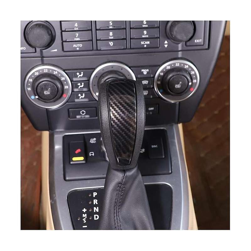 Gear Shift Knob Head Cover Decorative Stickers Carbon Fiber for 2 2007-2012 Accessories