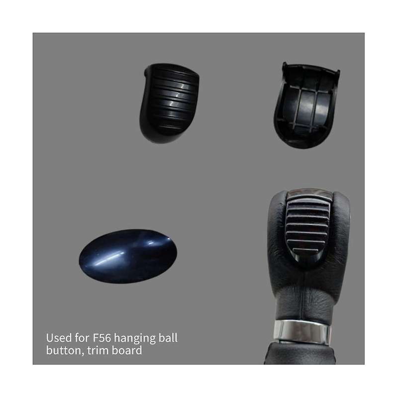 Gear Shift Knob Panel Cover Handball Plated Decorative Ring Cap Repair Kit for F54 F55 F56 F57 F60