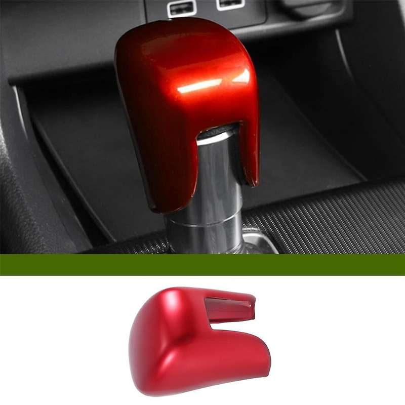 Gear Shift Konb Head Cover Trim Decor for 11Th 2022 2023 Red Interior Accessories