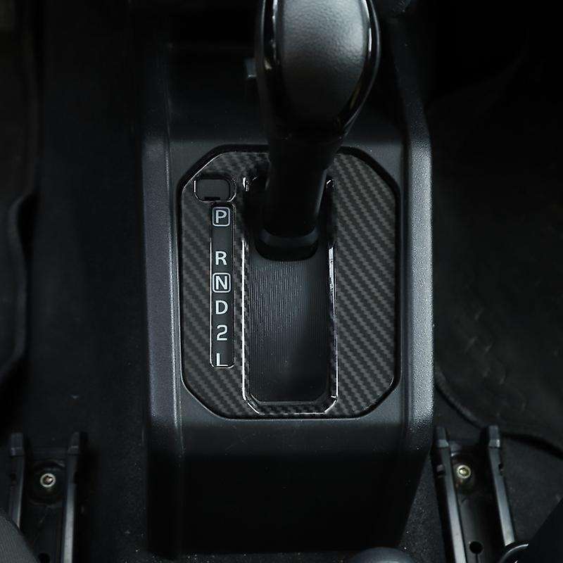 Gear Shift Panel Cover Trim Sticker for 2019-2020 JB74 JB64 LHD Car Accessories, Carbon Fiber