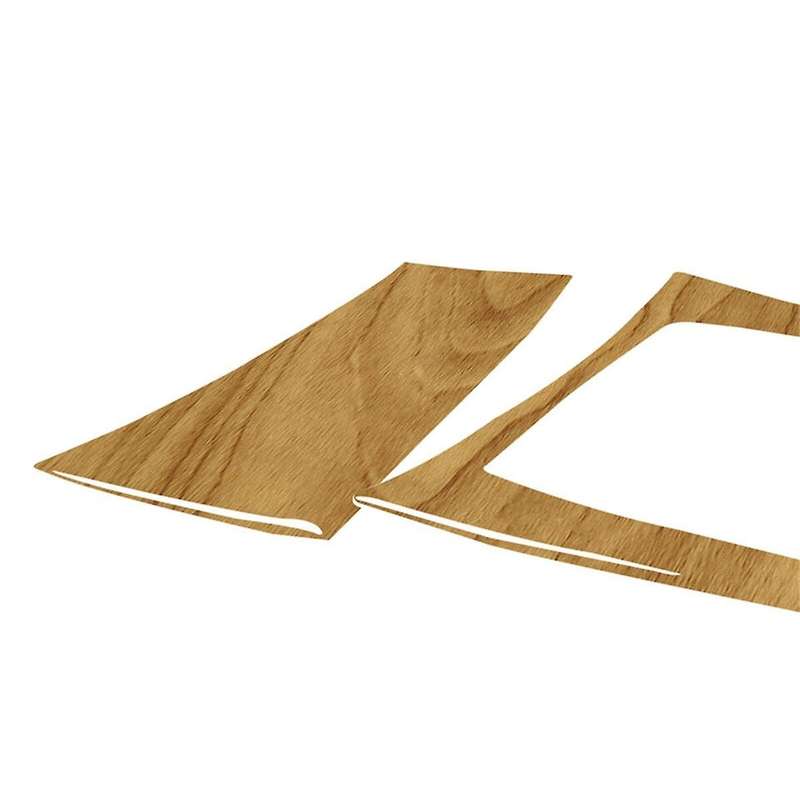 Gear Shift Panel Cover Yellow Wood Grain for C-Class W204 07-13