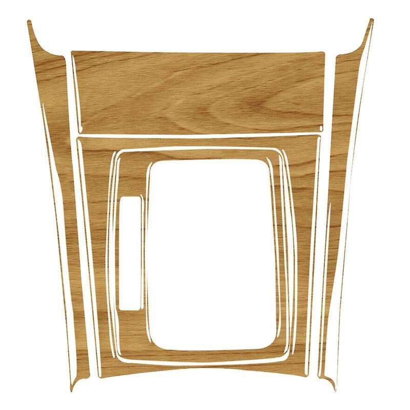 Gear Shift Panel Cover Yellow Wood Grain for C-Class W204 07-13
