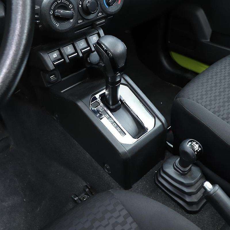 Gear Shift Panel Cover Trim Sticker for Jimny 2019-2020 JB74 JB64 LHD Car Accessories, Silver