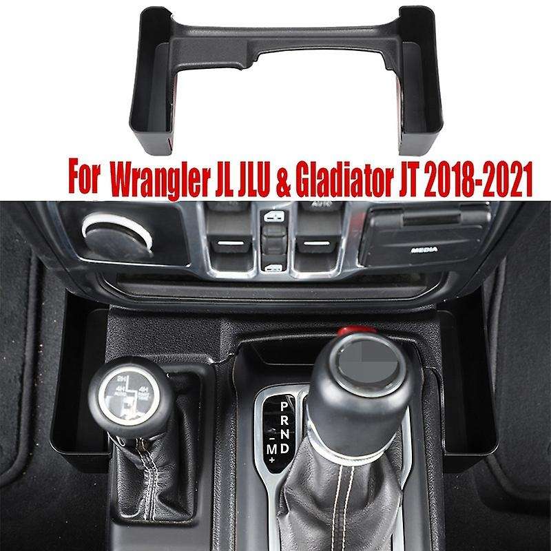Gear Shift Storage Box Gear Tray Car Storage Organizer for JL JLU & JT 2018-2021