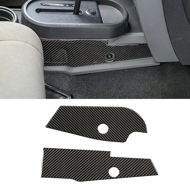 Gear Shift Side Panel Cover Trim Sticker for JK 2007-2010 Carbon Fiber Car Accessories