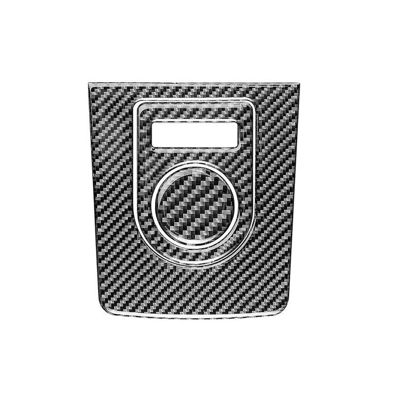 Gearbox Shift Insert Button Trim Cover Sticker Carbon Fiber for F-PACE XE XF 2016-2020 Accessories