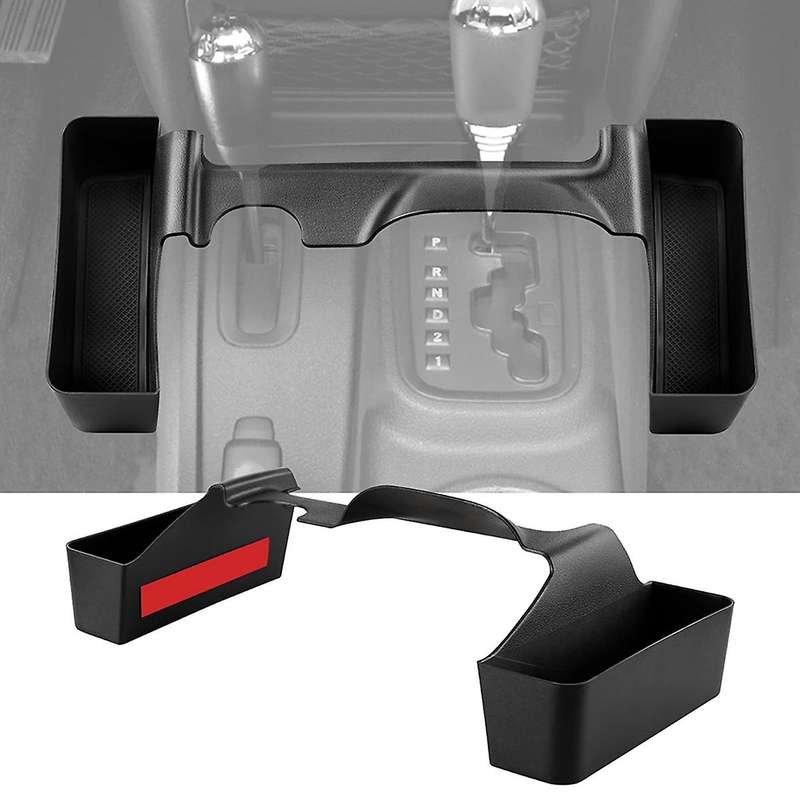 Gear Tray for 2011-2017 Wrangler Jk Gear Shift Storage Box with Double Sides Adhesive Tape, Interio