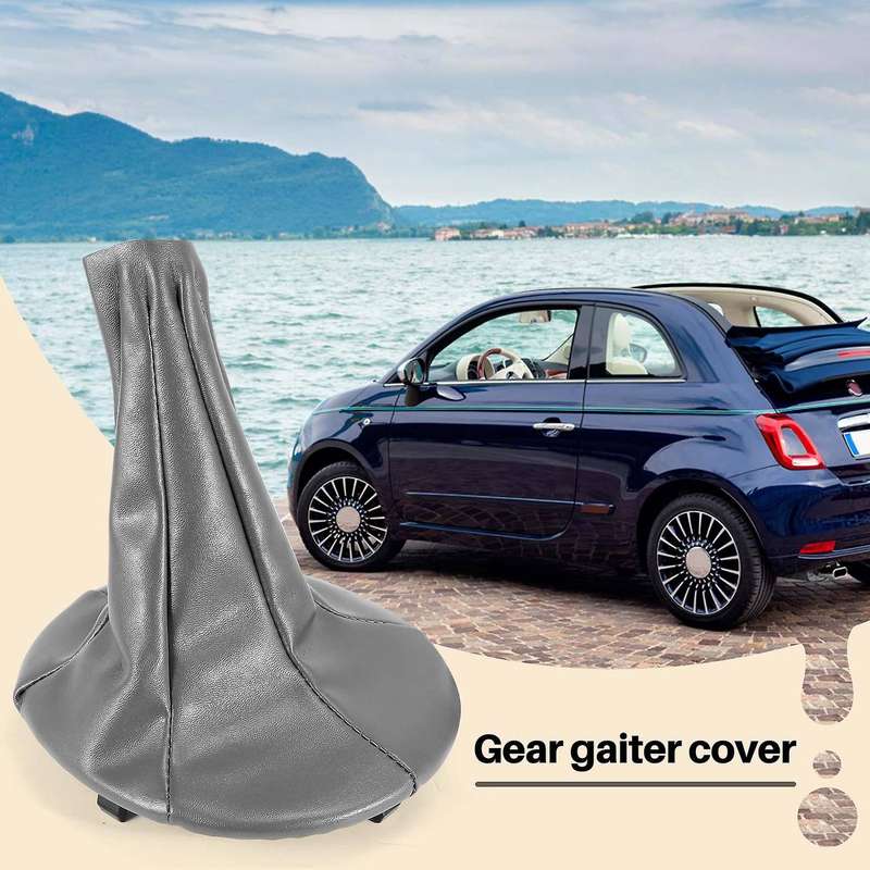 Gear Stick Shift Knob Gaiter Boot Cover Compatible 500 500c Panda 03-12