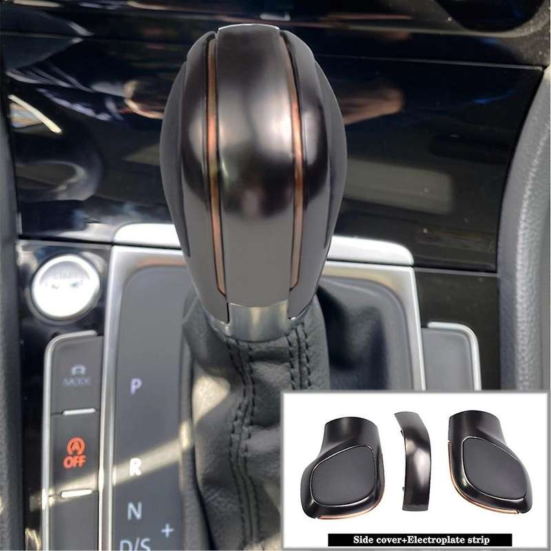Gearshift Head Cover Kit Shift Knob Gear Side Cover for Golf 6 7 R - B7 B8 CC R20 MK6 GLI