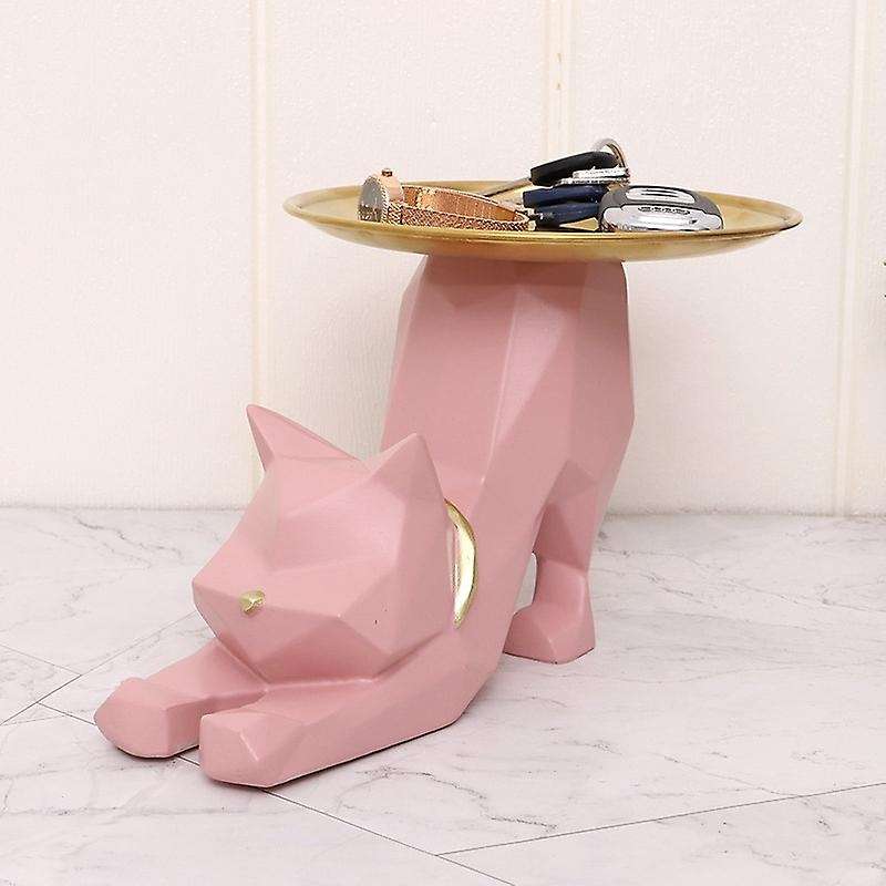 Geometric Resin Rack Home Jewelry Plate Entrance Key Storage Tray Living Room Desktop Decoration Or