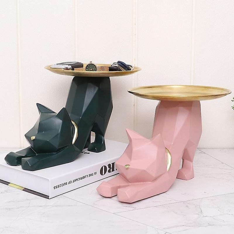 Geometric Resin Rack Home Jewelry Plate Entrance Key Storage Tray Living Room Desktop Decoration Or