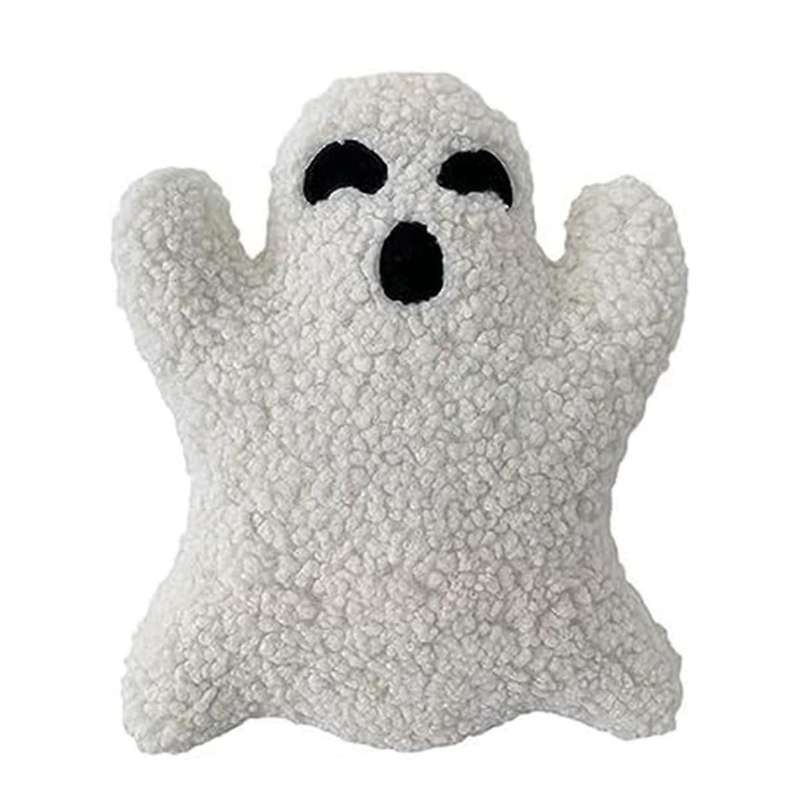 Ghost Throw Pillows,Halloween Decoration Spooky Pillow, Cute Ghost Plush Ghost Shaped Pillow, Ghost