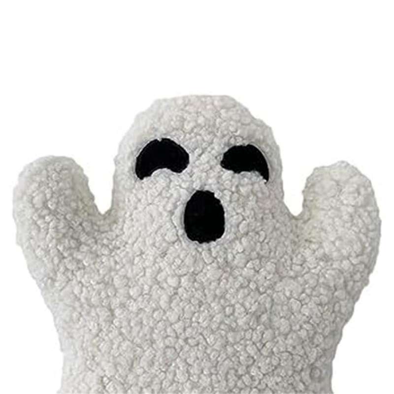 Ghost Throw Pillows,Halloween Decoration Spooky Pillow, Cute Ghost Plush Ghost Shaped Pillow, Ghost