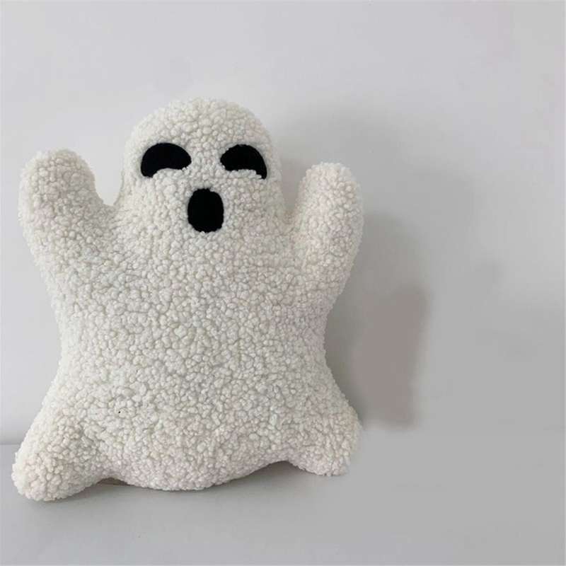 Ghost Throw Pillows,Halloween Decoration Spooky Pillow, Cute Ghost Plush Ghost Shaped Pillow, Ghost