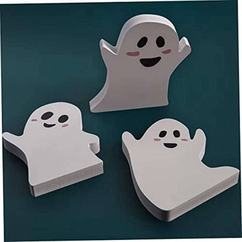 Ghost Wooden Board Ornaments Desktop Decor Dining Room-decor for Tabletop Ghost Sign Haunted House T