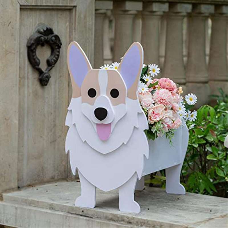 -gifts for -lovers, -dog Planter Plant Pot, Cute Dog Flower Pot for Garden Decoration