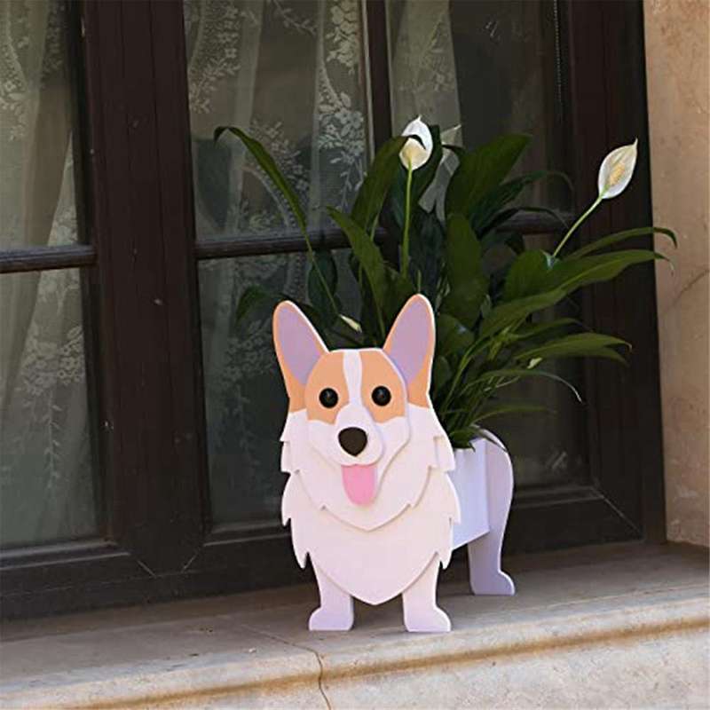 -gifts for -lovers, -dog Planter Plant Pot, Cute Dog Flower Pot for Garden Decoration