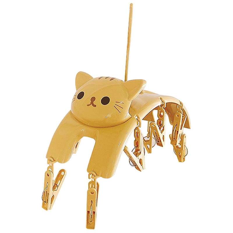 Girls Exclusive Super Cute Cat Drying Rack Multifunctional Drying Rack 10 Clips Drying Socks to Dry