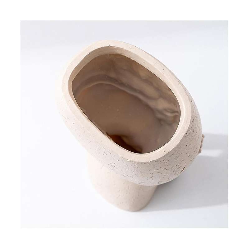 Girls Face Head Vases Flowers Decoration Resin Succulent Planting Flowerpot Gardening Growing Plant