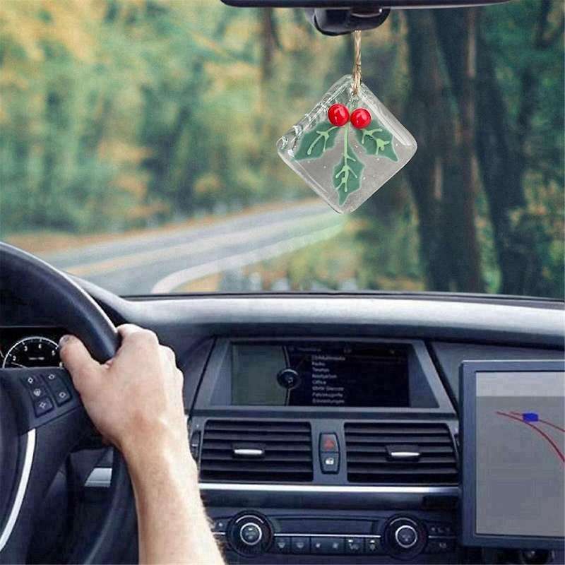 Glass Christmas Tree Decoration Pendant Metal Sol Transparent Bird Shape Pendant Christmas Home Deco