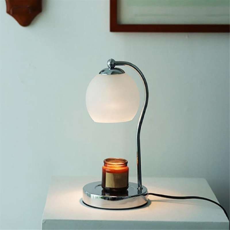 Glass Candle Warmer Lamp with Timer,Modern Wax Melt Warmer for Scented Wax,Candle Lamp Warmer for J