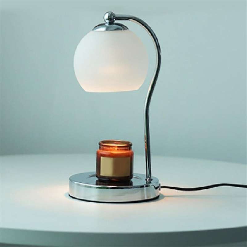 Glass Candle Warmer Lamp with Timer,Modern Wax Melt Warmer for Scented Wax,Candle Lamp Warmer for J