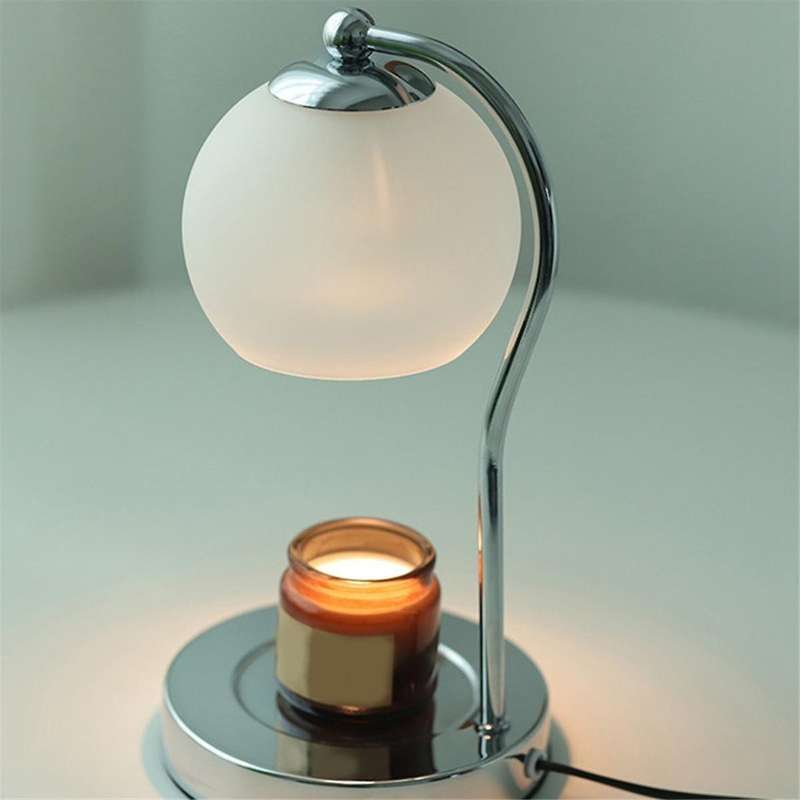Glass Candle Warmer Lamp with Timer,Modern Wax Melt Warmer for Scented Wax,Candle Lamp Warmer for J