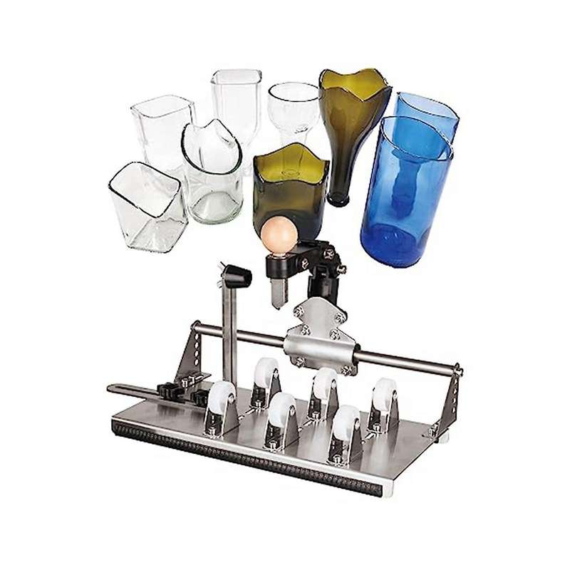 Glass Bottle Cutter - Professional Diy Glass Cutting Tool for Square, Round Bottles and Bottlenecks