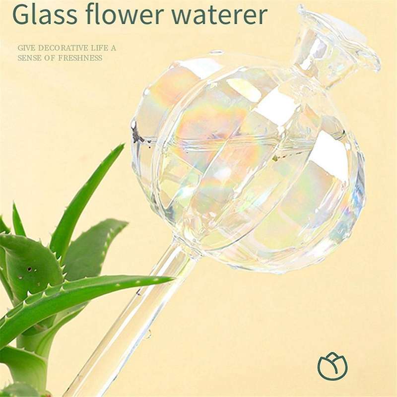 Glass Automatic Plant Watering Bulbs Shape Flower Plant Water Dripper Houseplant Device Drip Irrigat