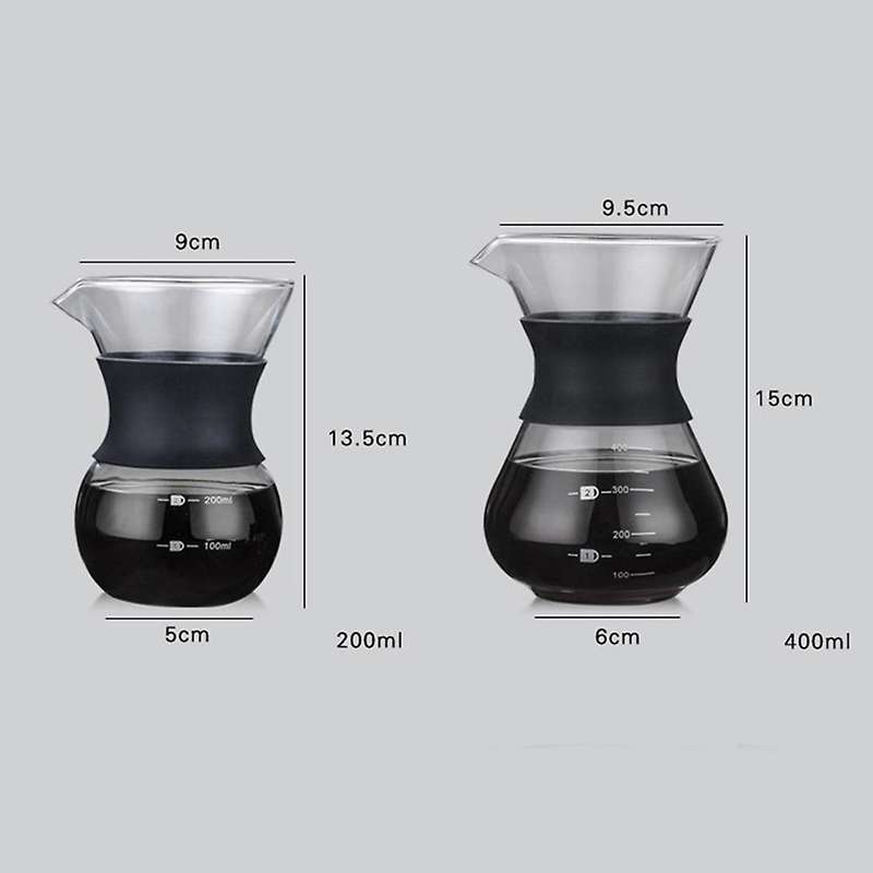 Glass Hand Brewed Coffee Pot High Borosilicate Glass Sharing Coffee Pot Glass Coffee Pot Coffee Set