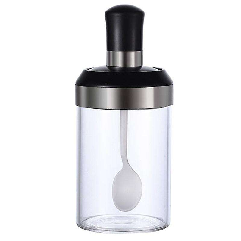 Glass Seasoning Box Household Seasoning Bottle Jar Salt Sugar Seasoning Kitchen Salt Jar Seasoning