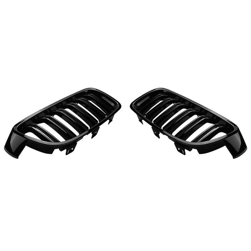 Gloss Black Car Front Kidney Grille for 3 Series F30 F31 F35 2012-2018