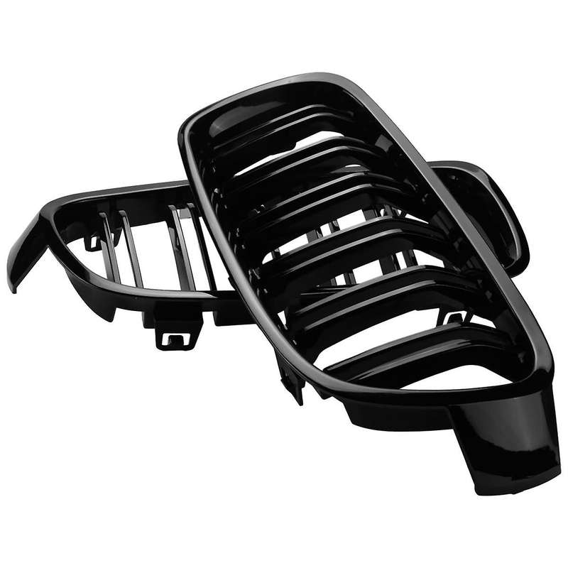 Gloss Black Car Front Kidney Grille for 3 Series F30 F31 F35 2012-2018