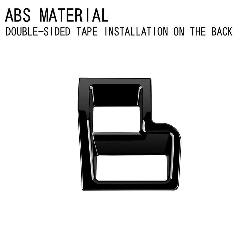Gloss Black Car Front Left Multifunction Button Frame Panel Trim Frame Cover Sticker for Spacia 2017