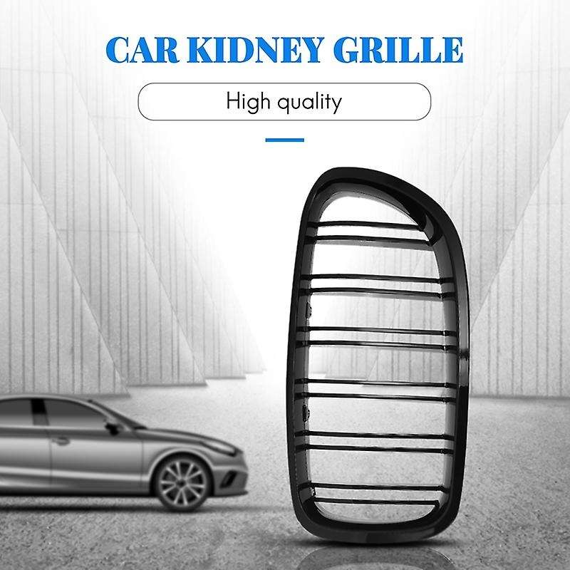 Gloss Black Car Front Kidney Grille Grill for- 5 Series F10 F11 F18 M5 2010-2017