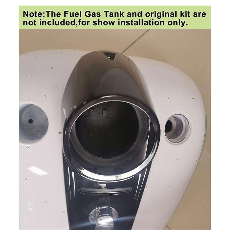 Gloss Black Dash Fuel Console Gas Tank Cover Trim for Road 2008-up