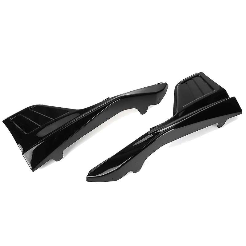 Gloss Black Car Rear Bumper Splitter Guard Protection Cover for LE XLE SE XSE 2020 2021