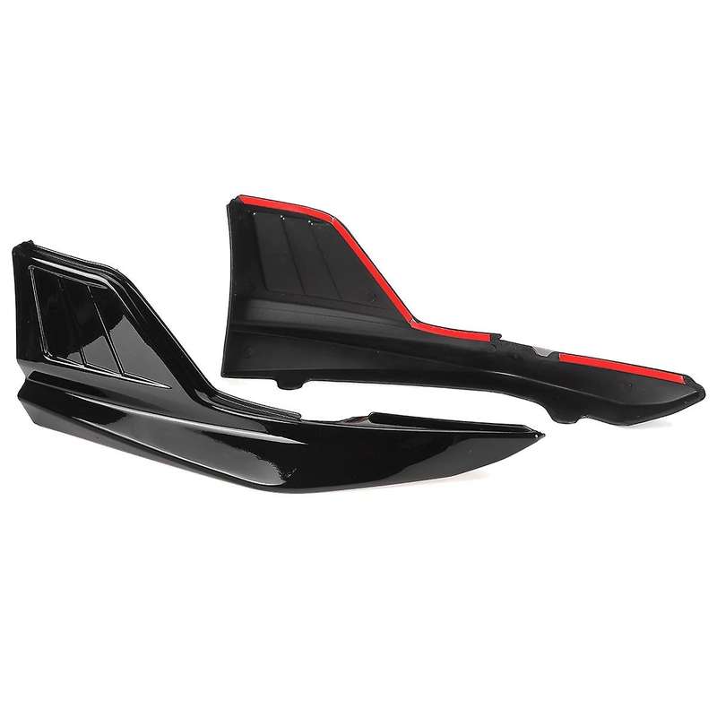 Gloss Black Car Rear Bumper Splitter Guard Protection Cover for LE XLE SE XSE 2020 2021