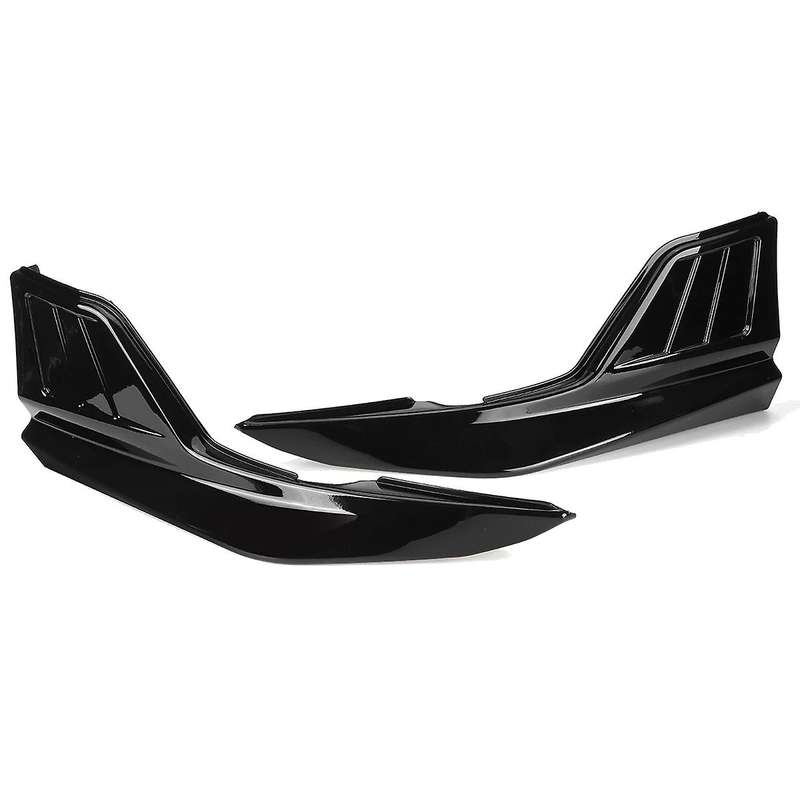 Gloss Black Car Rear Bumper Splitter Guard Protection Cover for LE XLE SE XSE 2020 2021