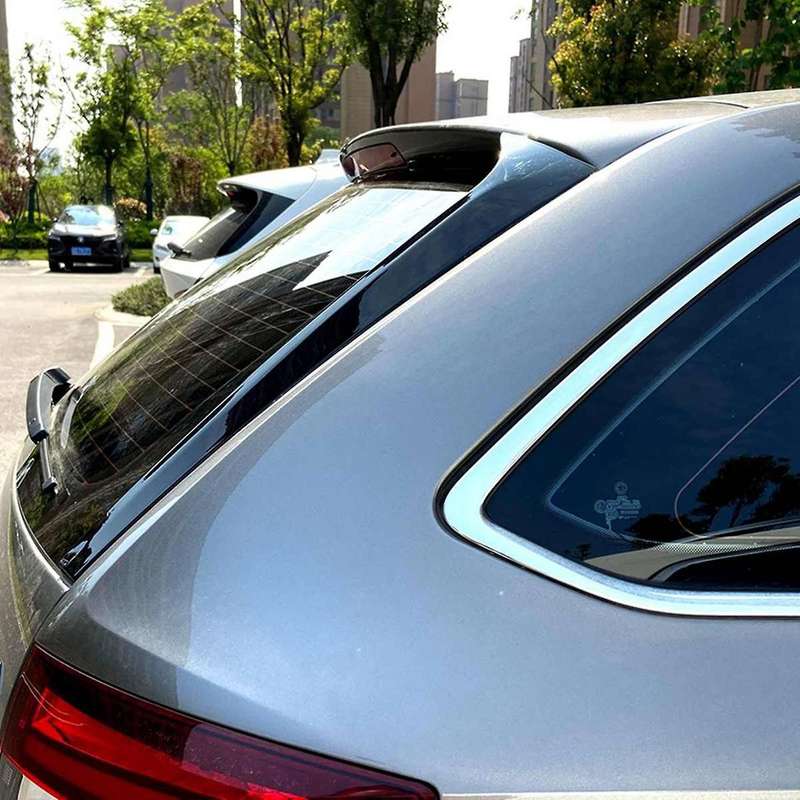 Gloss Black Car Rear Window Side Spoiler Wing Trim for Estate 2014-2019