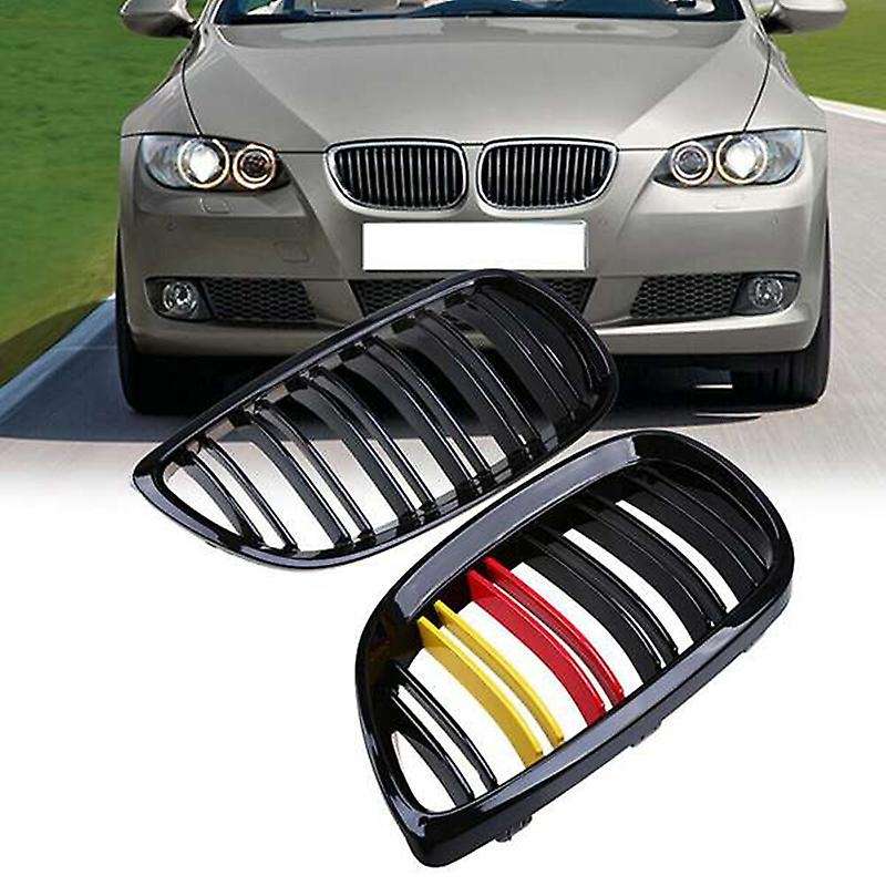 Gloss Black Front Hood Kidney Double Line Sport Grille Grill for E92 E93 Coupe 320I 328I 335I 2006-2