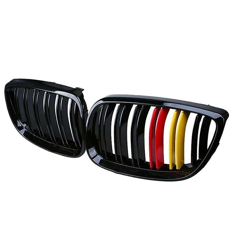 Gloss Black Front Hood Kidney Double Line Sport Grille Grill for E92 E93 Coupe 320I 328I 335I 2006-2