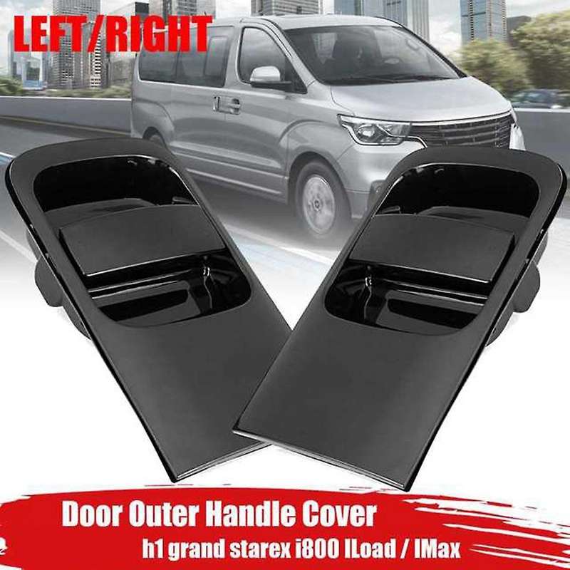 Gloss Black Door Outer Handle Cover for H1 Grand Starex I800 ILoad/ Sliding Door Outside Handle Catc