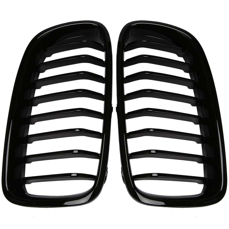 Gloss Black Front Kidney Grille Racing Grills for- 3 Series F30 F31 F35 F80 2012 2013 2014 2015-2018