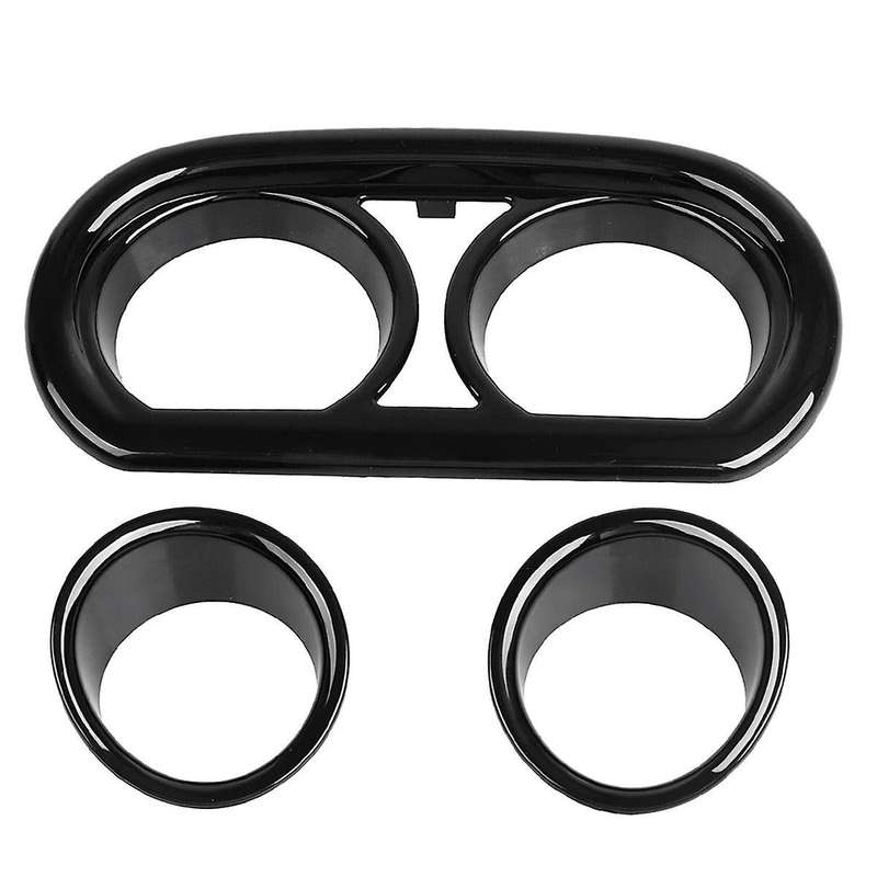 Gloss Black Gauge Bezel Trim Kit for Road Glide FLTRX Ultra FLTRU 2015-Up