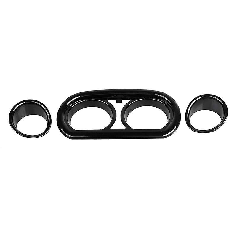 Gloss Black Gauge Bezel Trim Kit for Road Glide FLTRX Ultra FLTRU 2015-Up