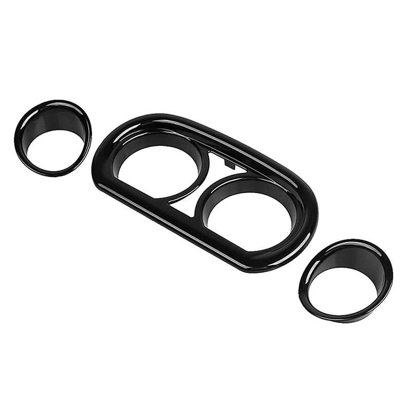 Gloss Black Gauge Bezel Trim Kit for Road Glide FLTRX Ultra FLTRU 2015-Up